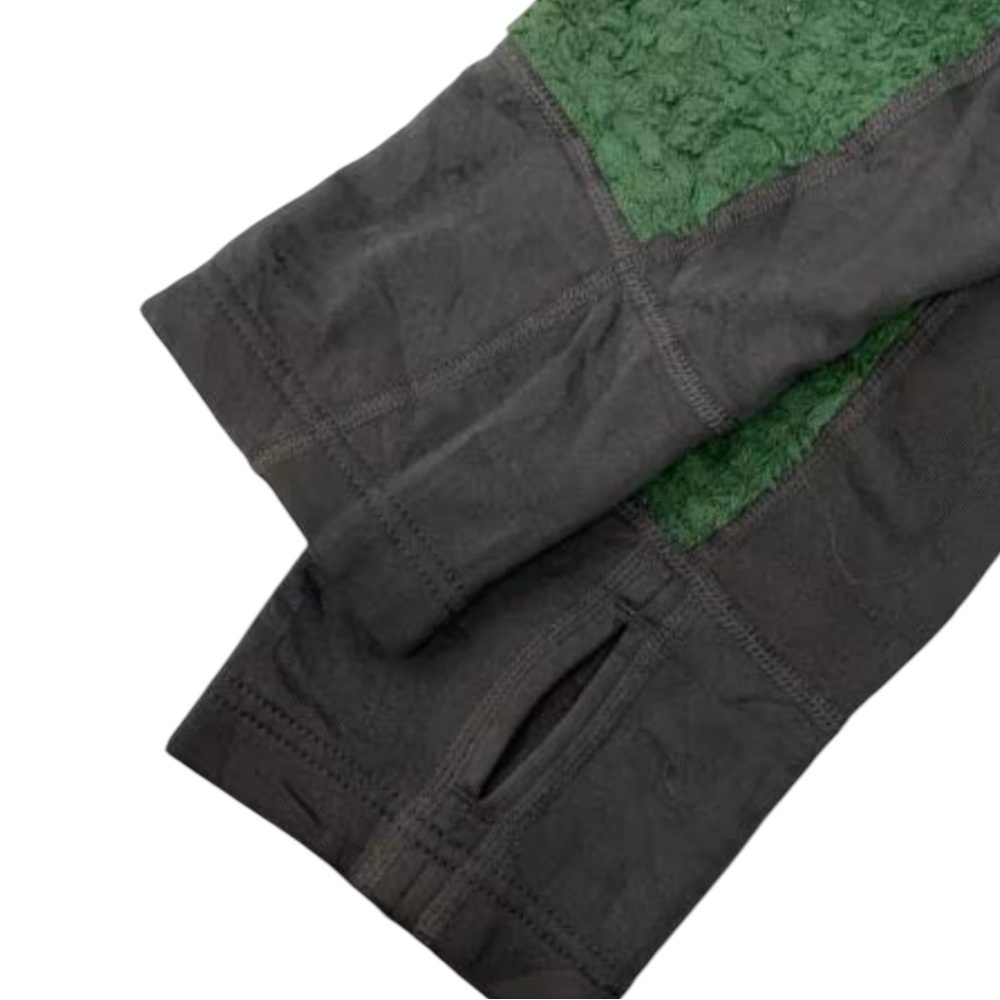 THE NORTH FACE Malbec Grizzly Pack Polartek Fleece Full Zip Jacket in Green XL - Picture 6 of 14
